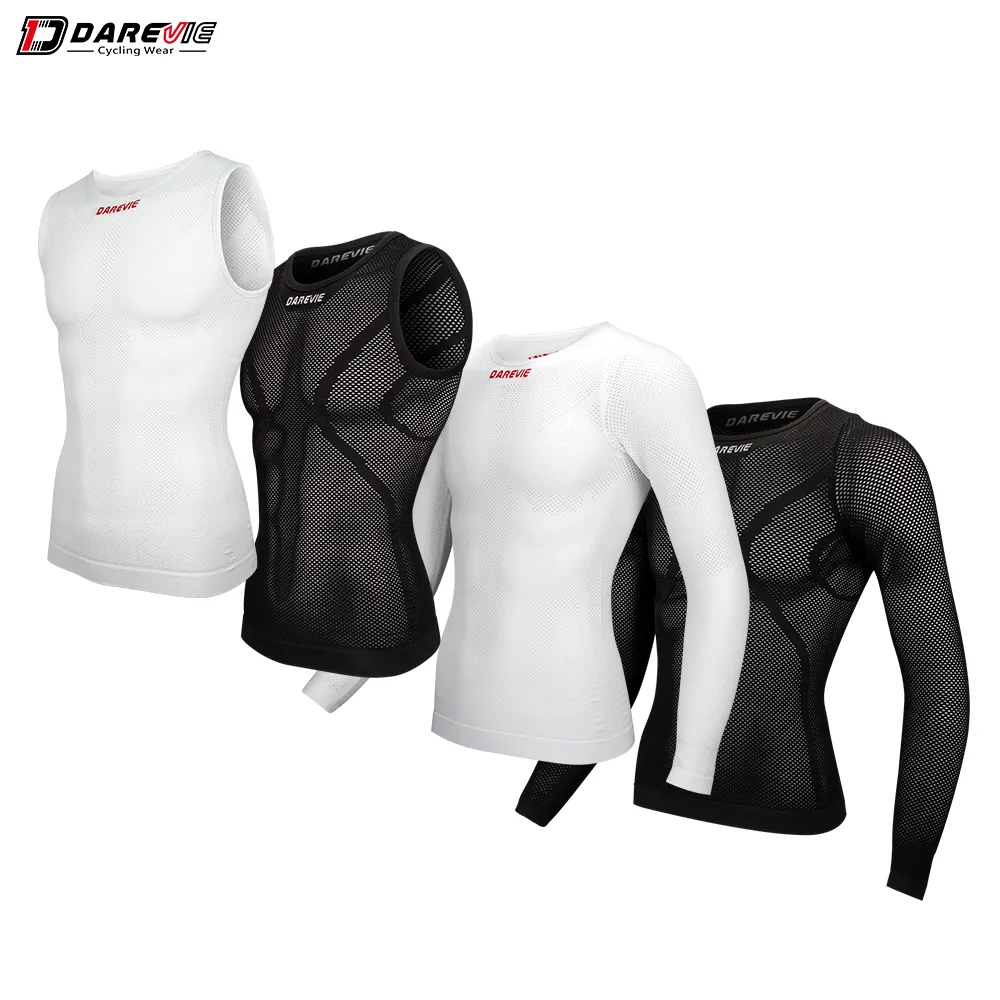 Chaquetas de ciclismo DAREVIE Ciclismo Primera capa Hombre Compresión Bicicleta sin costuras GYM Ciclismo Hombre interior Deportes Primera capa Camiseta Ciclismo Mujer 230627