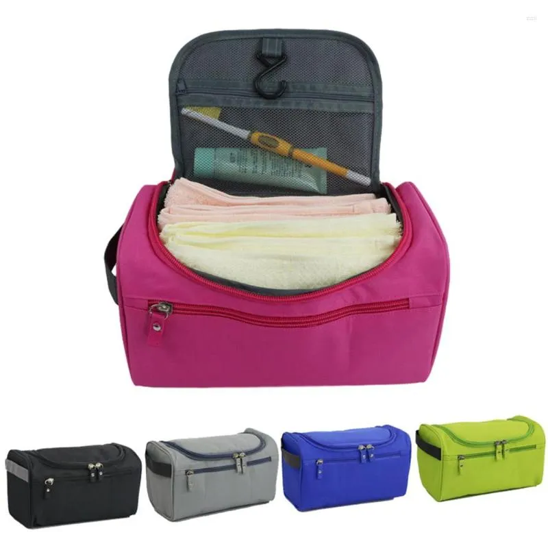 Sacs polochons femmes maquillage voyage cosmétique sac Oxford tissu articles de toilette organisateur étanche stockage Neceser suspendu salle de bain lavage