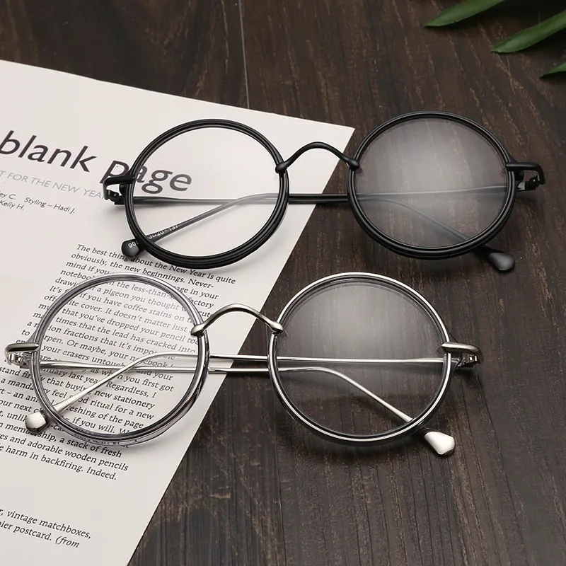 DHgate.com:Ultralight Vintage Round Prescription Eyeglasses