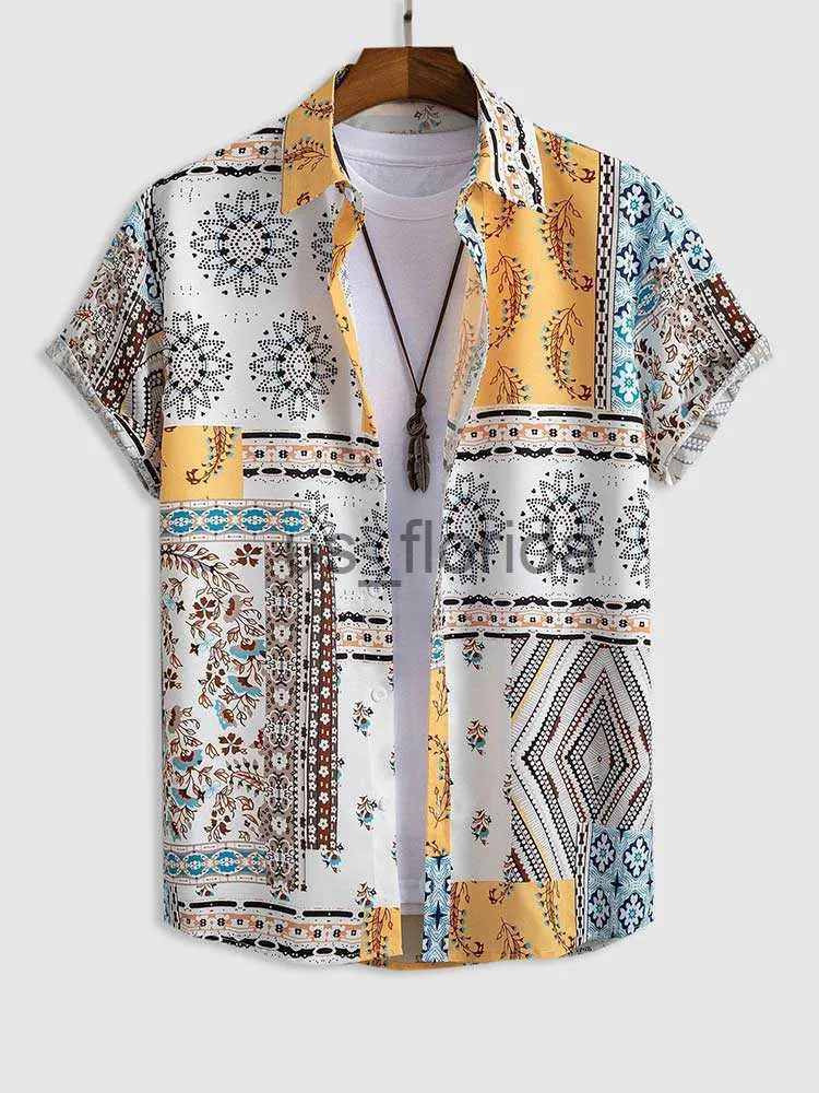 Camisas Casuales Para Hombres ZAFUL Camisas De Manga Corta Para