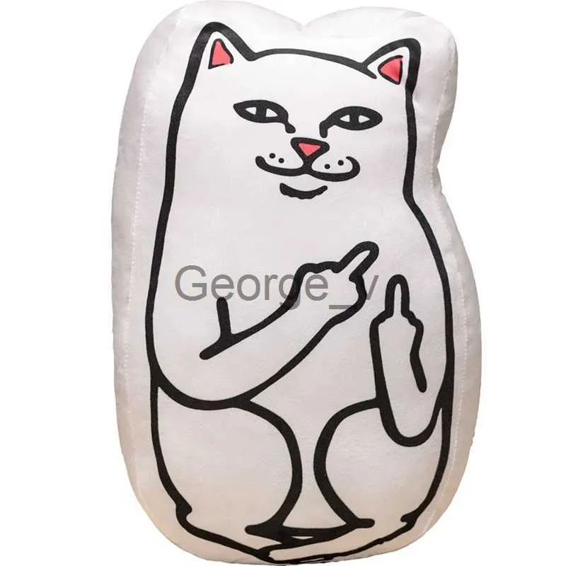 Peluş Hayvanlar 1 adet 45 cm Ripndip Lord Nermal Lordnermal Peluş Oyuncaklar Yumuşak Kedi Yeşil Uzaylı Dolması Bebekler Sevimli Kedi Yastık Arkadaşlar Için Hediyeler J230628