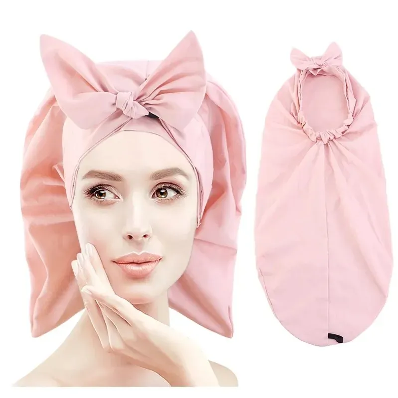 bonnet de douche imperméable noué pour les longues casquettes de tresse dreadlock sommeil chapeaux hijab cancer chimio coiffure