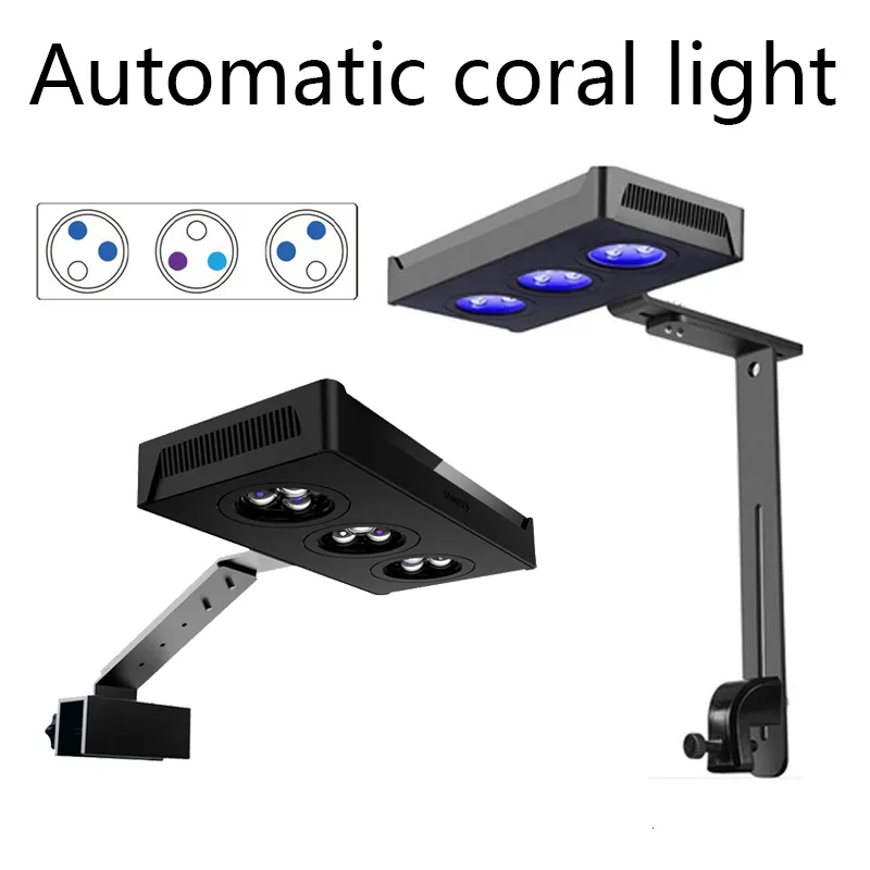 Aquariums Lighting Spectra Nano 029 Aquarium Light 30W Saltwater with Touch Control for Coral Reef Fish Tank 230627