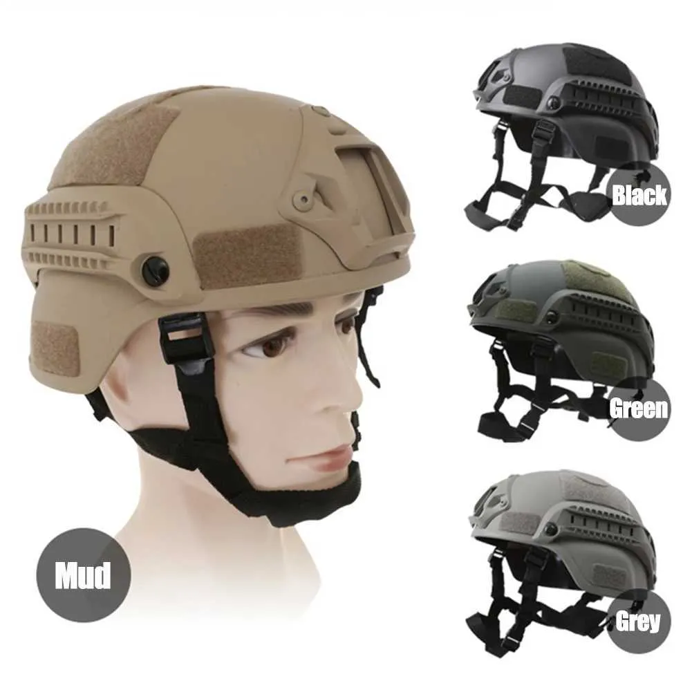 Casques tactiques 2023NEW Casque de jeu Casque tactique Camo Outdoor Tactical Riding équipement de protectionHKD230628