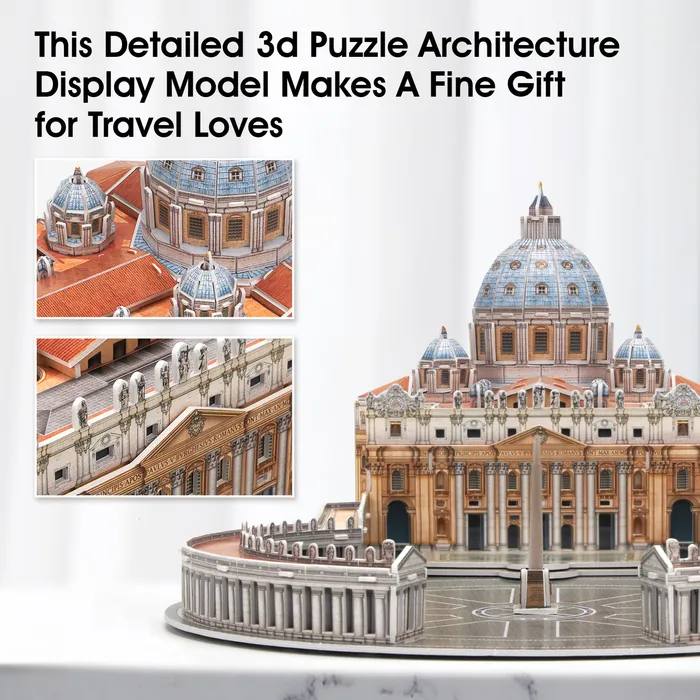 Puzzle 3D Cubic Fun – Cattedrale Di Colonia – 179 Pezzi – Modellismo Architettura - Foto 3