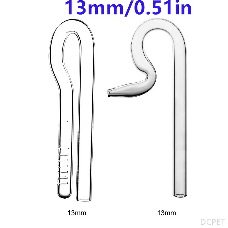 Aquarium Lily Pipe Glas-Set – Zufluss & Abfluss, 13 Mm, Mit Saugnapf Für Oberflächen-Skimming
