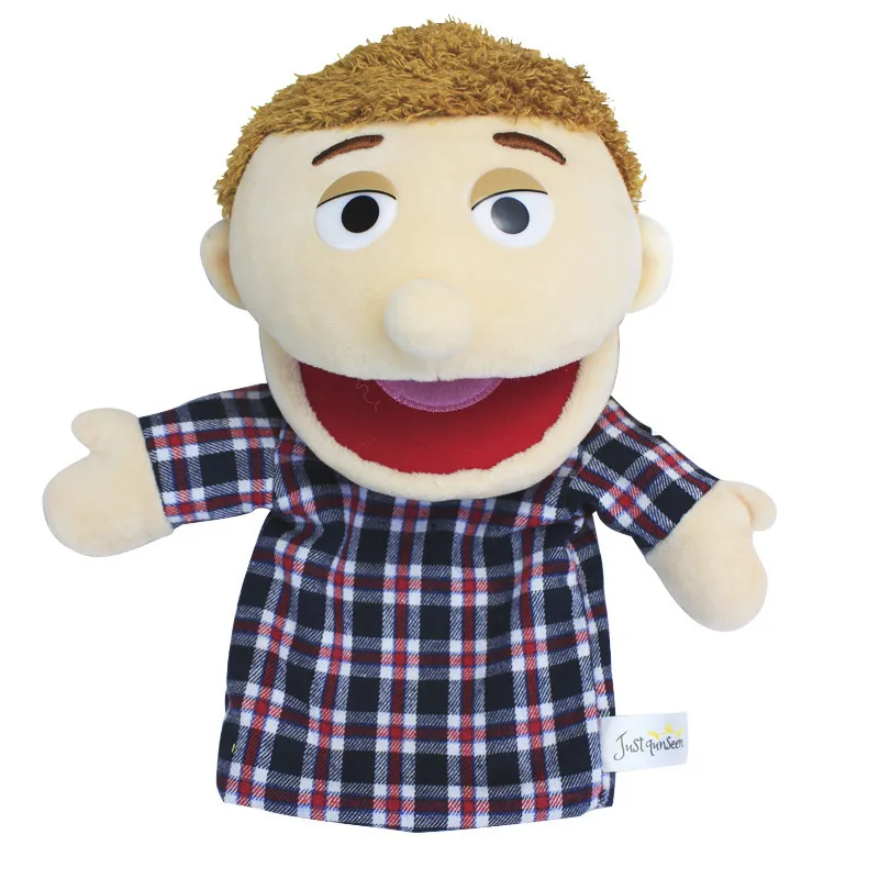 Poupées en peluche 60cm Grand Jeffy Marionnette en Peluche Chapeau Jeu  Jouet Dessin Animé Feebee Chanteur Zombie Marionnette à Main Peluche Poupée