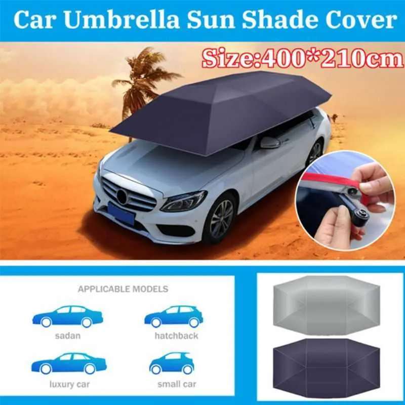 Couverture de pare-soleil de parapluie de voiture, tissu Oxford