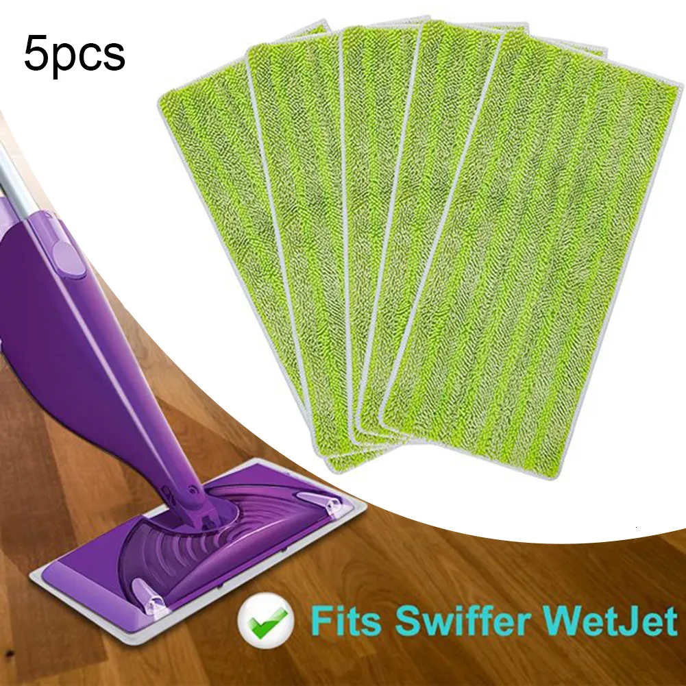 Tampons de vadrouille en fibre lavables pour balayeuse Swiffer