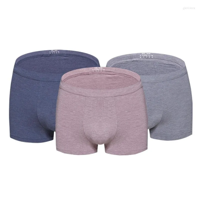 Underpants Men's Underwear Modal Cotton Soft Elastic Comfortble Boxer Men Male Boxers 3330