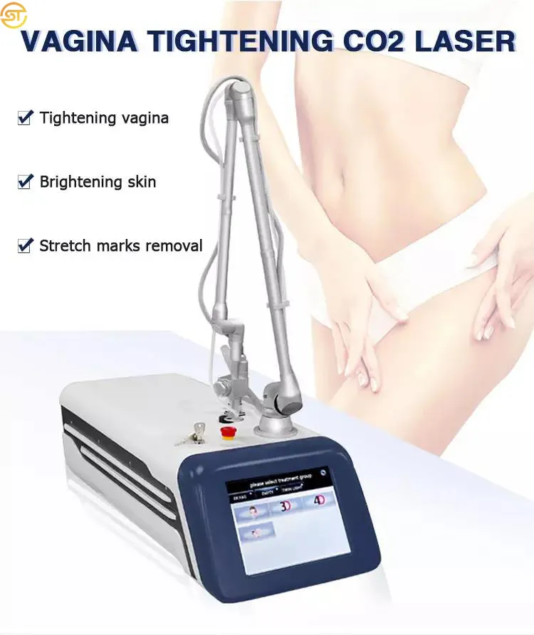 CE -godkänd laser CO2 -fraktionsmaskin för hudföryngring Markera rynka borttagning Surfacing Skin Resurfacing Rejuvenation Treatment Laser Machine