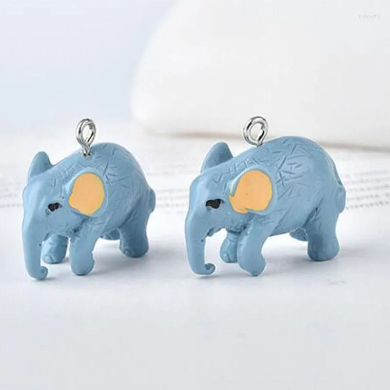 Porte-clés mignon Mini éléphant porte-clés voiture porte-clés anneau sac pendentif Animal titulaire bijoux cadeau pour les femmes