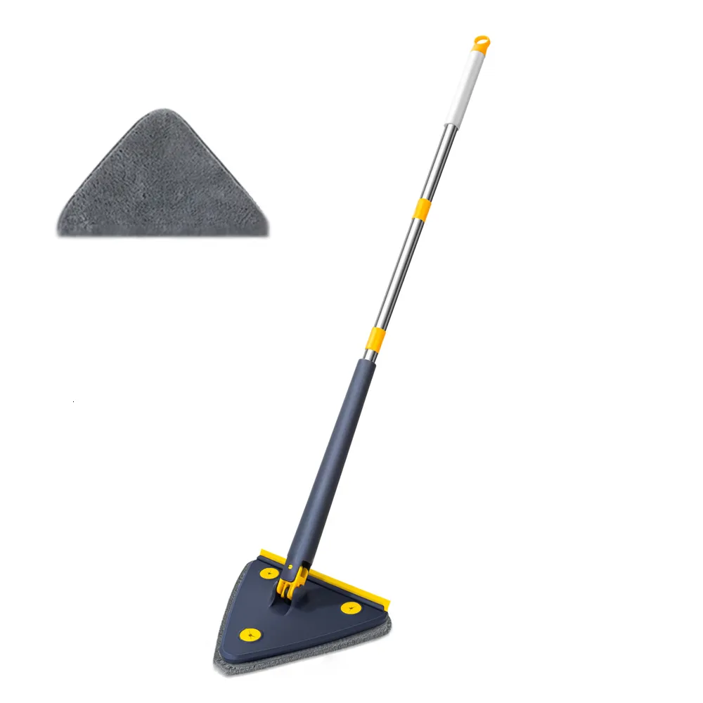 Fregona triangular extensible para el hogar, limpieza de suelo en seco y  húmedo