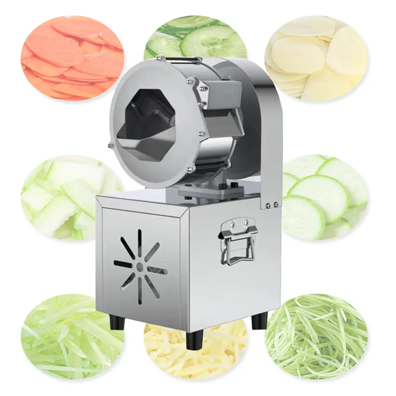 Commercial Electric Potato And French Fry Cutter Stainless Steel