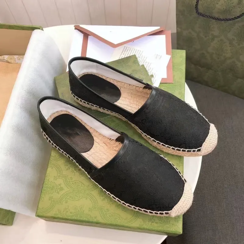 Designer kvinnors espadrille texturer och mönster skor vävd sladd platt sula sladd lyx kvinnor plattform sko tyg trim komfort handgjorda skor 09