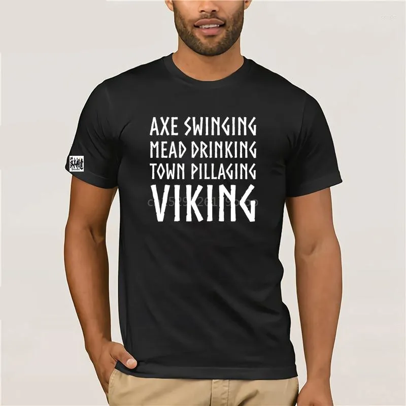 Women's T Shirts Funny Viking Shirt For Nordic Norse Mythology Fan 3D Men Short Sleeve Male Sale Cotton Top Tee