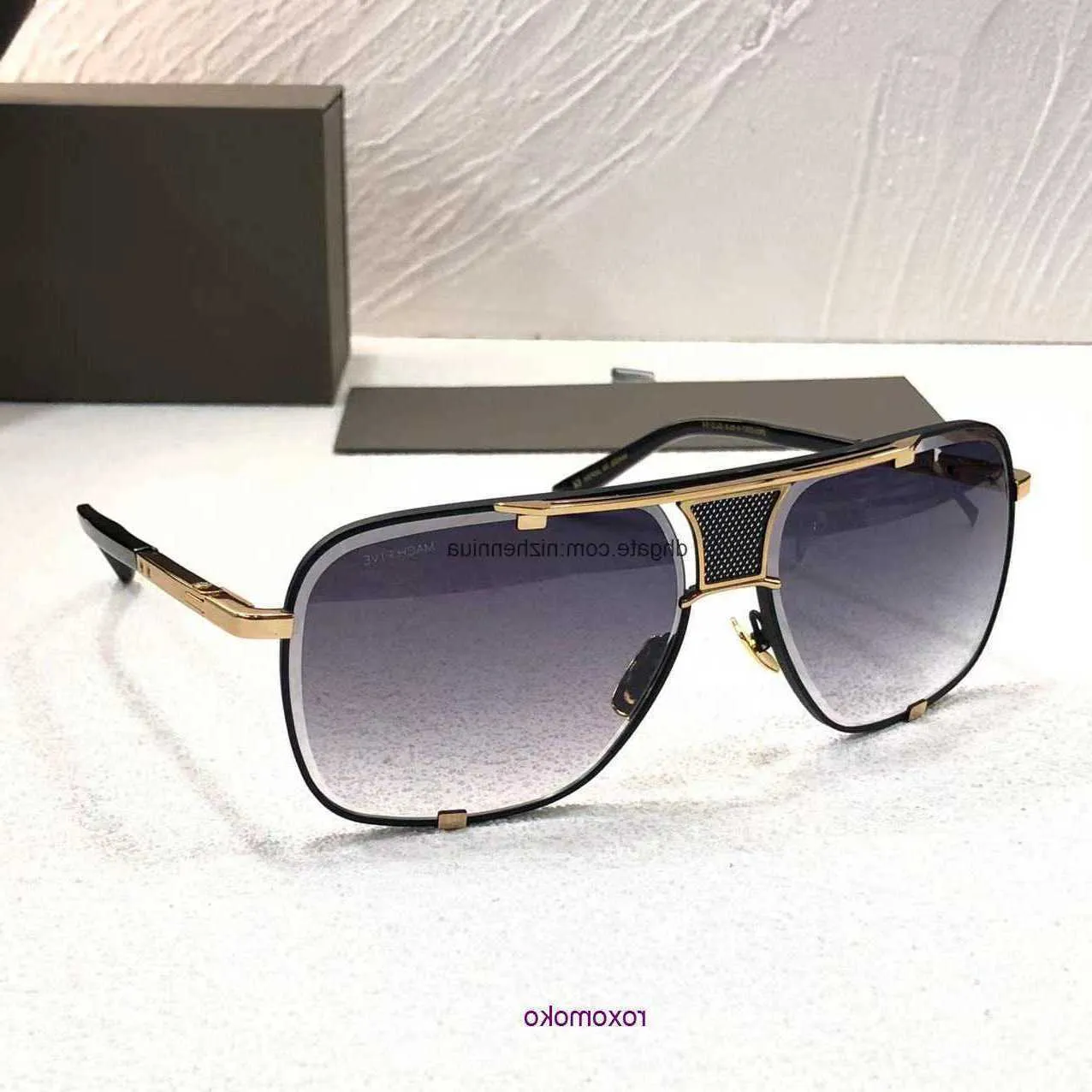 Ontwerper een Dita Mach Five Drx 2087 Topmerk Hoge kwaliteit luxe zonnebrillen voor heren Dames Nieuwe verkoop Wereldberoemde goedkope show Italiaans met DOOS AHY2