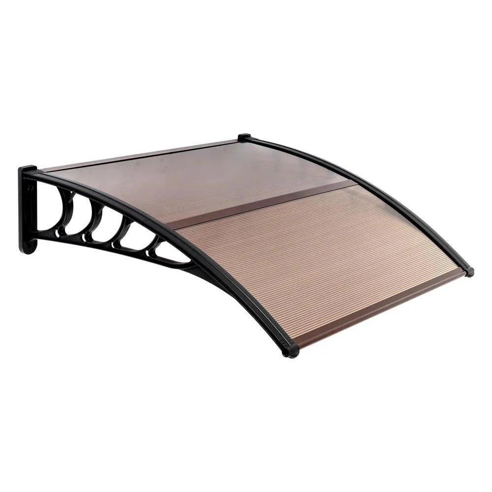 40" x 40" Fenêtre Auvent Auvent Porte Feuille de Polycarbonate Complète Patio Extérieur