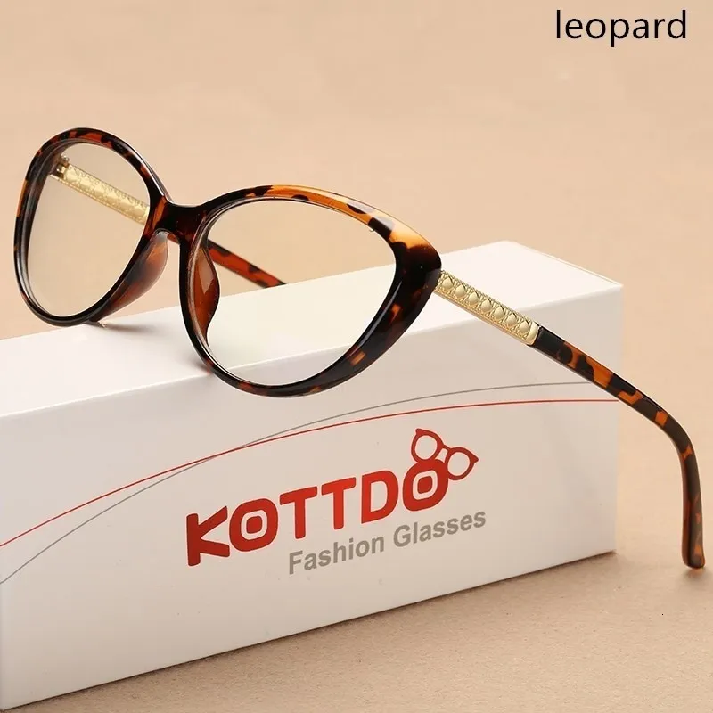 Lenzenvloeistof Frame KOTTDO Cat Eye Bril optische bril mannen brilmonturen vrouwen eyewear frame 230628