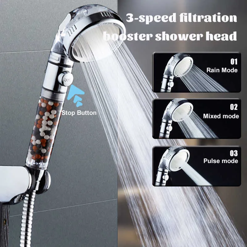 Soffione Doccia Ad Alta Pressione Con 5 Impostazioni Soffione Doccia In Ottone Ad Alto Flusso Da 4,1 Pollici Unesperienza Di Bagno Di Lusso Da 9,94 € | DHgate