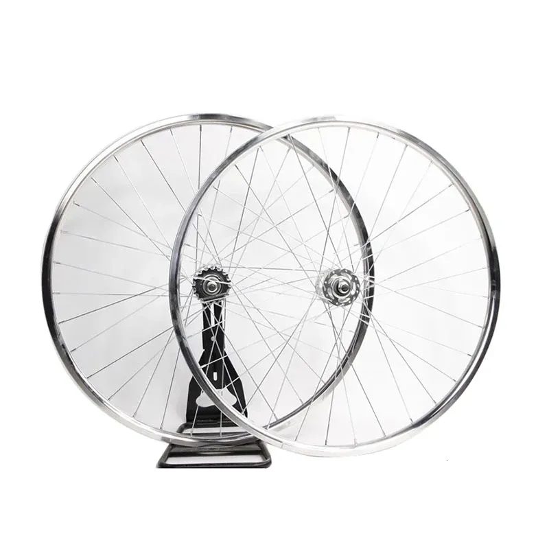 Vintage Single Speed Flip Flop Hub For 25mm Pacer Wheelset Silver