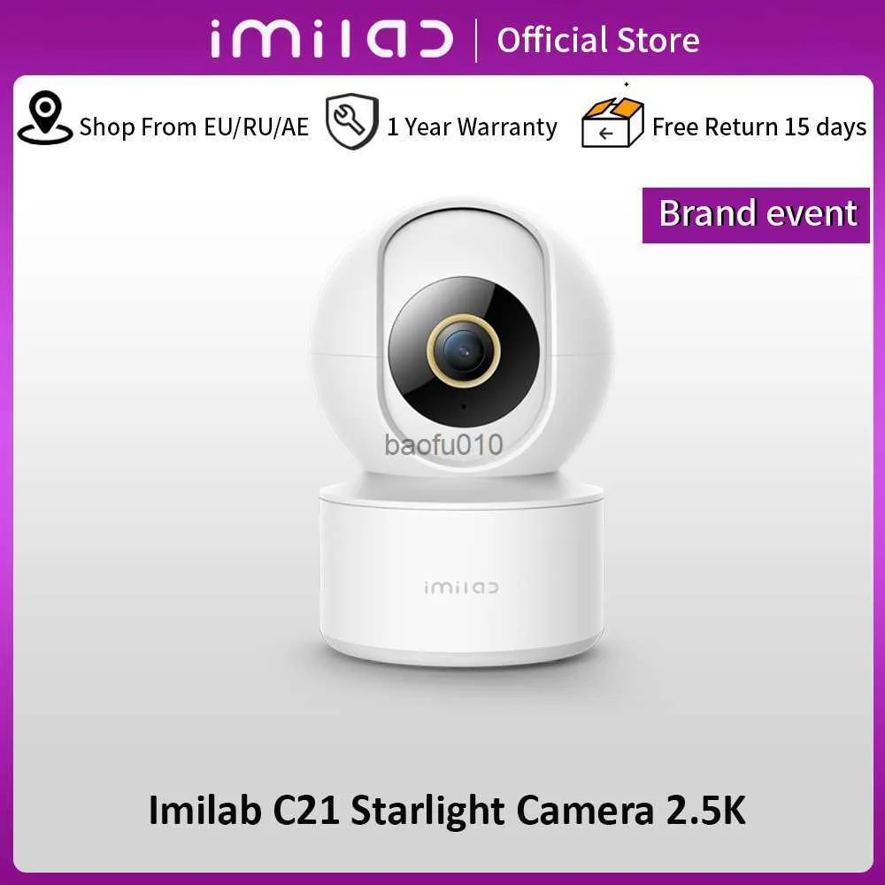 IMILAB C21 2.5K Kamera Video Gözetim Wifi IP Akıllı Kapalı Ev Güvenlik Bebek Monitörü 360 görünüm Starlight Gece Görüş Kamerası L230619