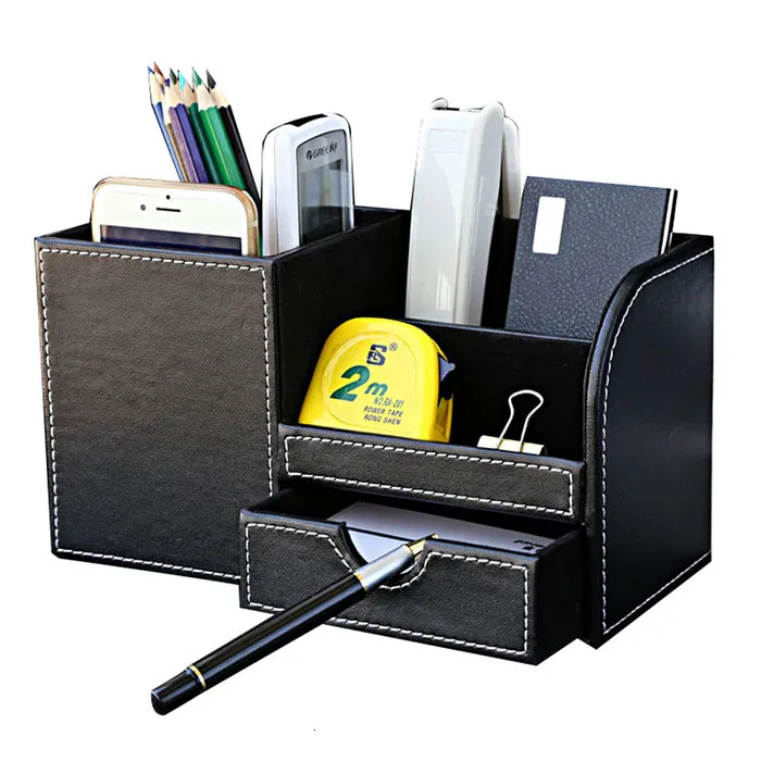 Supports de stockage Racks Basupply 1Pc porte-stylo de bureau papeterie crayon cosmétiques organisateur pour bureau bureau école étui accessoires 230627
