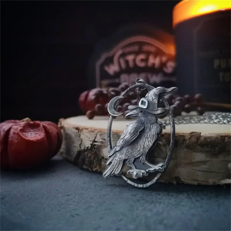 Pendant Necklaces Boho Retro Stars Moon Magic Raven Personality Pendants Fashion Animal Jewelry Holiday Party Anniversary Gifts