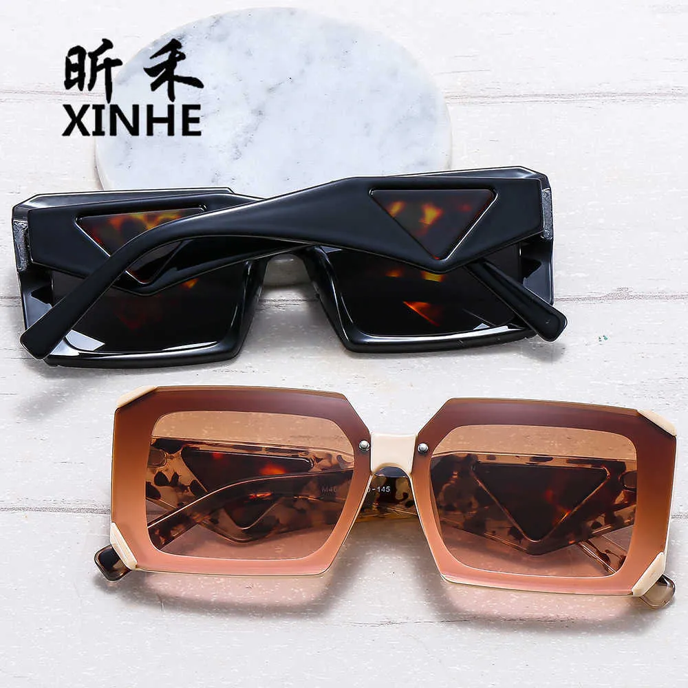 Wholesale of sunglasses Fashion New Style Versatile for Men and Women Personalized Box Outdoor UV Resistant Sunglasses PC Frame GlassesGQCR