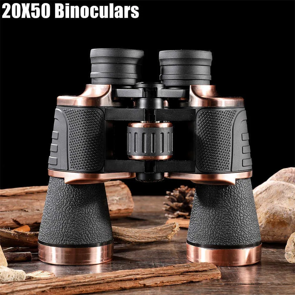 Telescope Binoculars Powerful Binoculars 20X50 Long Distance Professional HD High Power Tescope Optical Glass ns Low Light Night Vision Hunting HKD230627