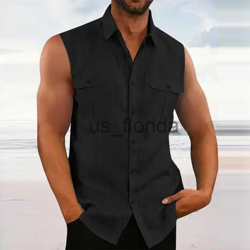 Camicie senza deals maniche uomo