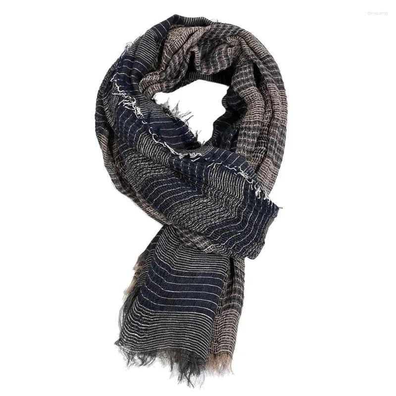 スカーフファッションスカーフメンズ秋​​の冬イギリススタイルメンズパッチワークKhaki Black Gray Navy Male 180cm 110cm