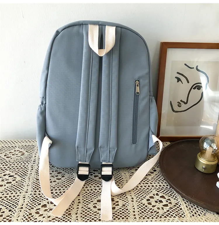 Waterproof Nylon Cute Backpacks For Women For Women Large Solid Color Travel Bag For College School And Laptop Stylish And Durable Mochilas For Girls And Women 230628 From Pang07 15.88 DHgate.Com