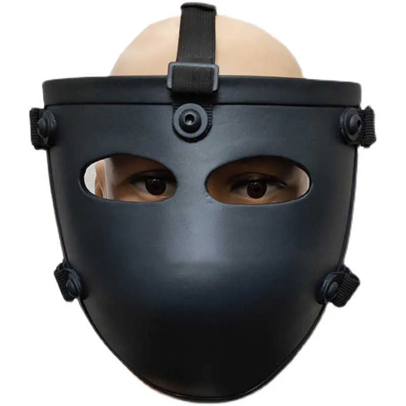 Hełmy taktyczne Poziom 3 Kuloodporna maska ​​połowa twarzy taktyczna, unikanie pocisków i cierni ARAMID ScreenHKD230628
