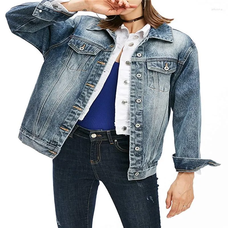 Jeans half jacket for ladies hot sale