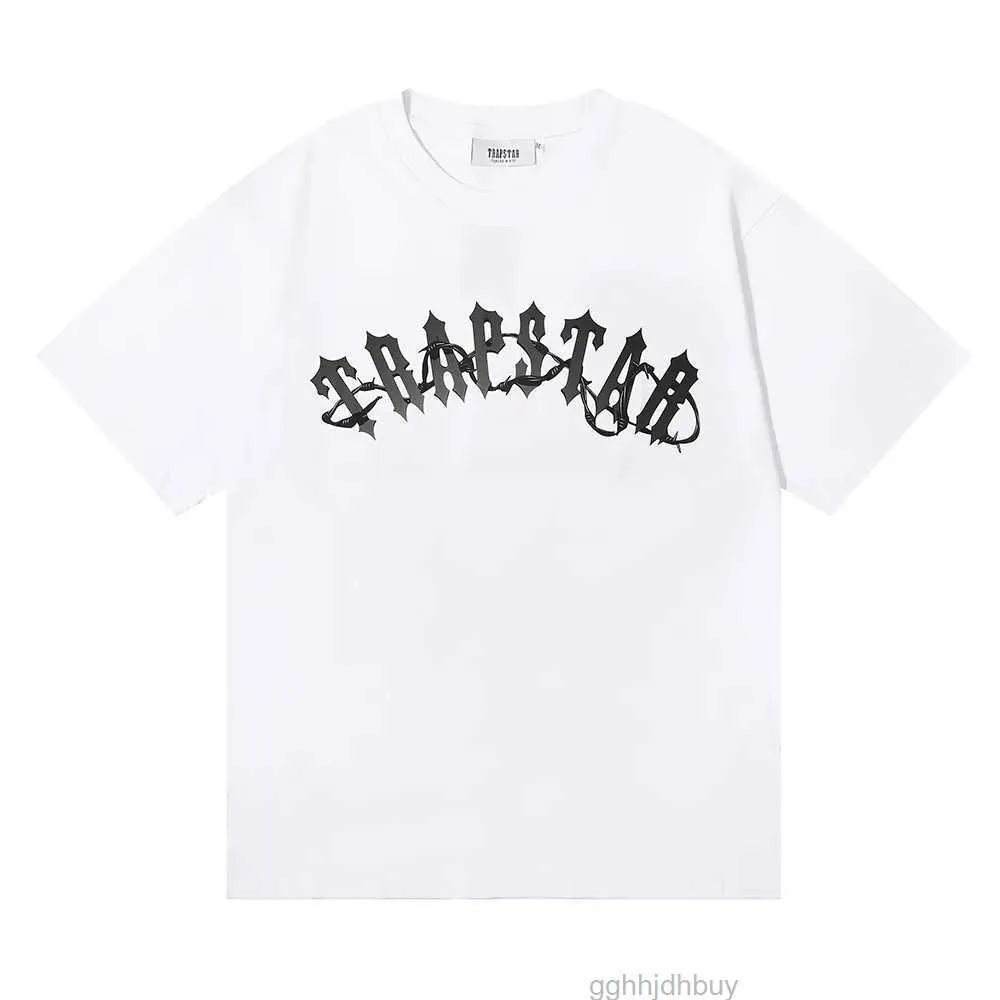 Trapstar Designers Hommes T-shirt D'été Lâche Tees Mode Homme Chemise Décontractée Luxurys Vêtements Rue À Manches Courtes Femmes T-shirts Taille S-XXL 9CUS