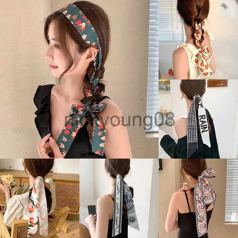 10er Set Chiffon-Haargummis Mit Blumen & Punkten – Elastische Haarbänder & Schals Im Vintage-Look | Für Frauen & Mädchen, Vielseitig Kombinierbar