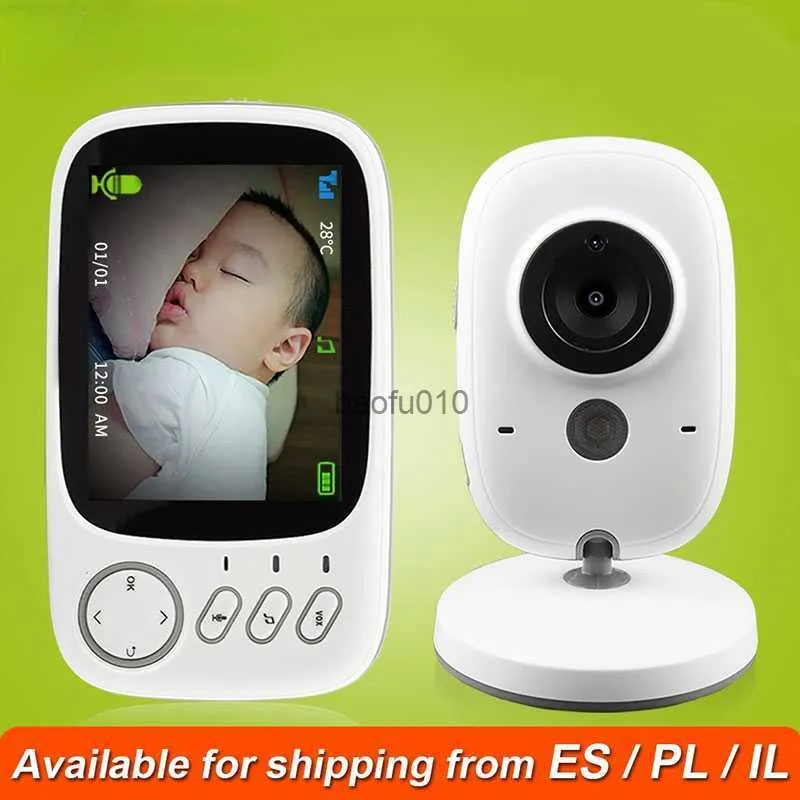 Inch Wireless Video Color Baby Monitor Night Light Portable