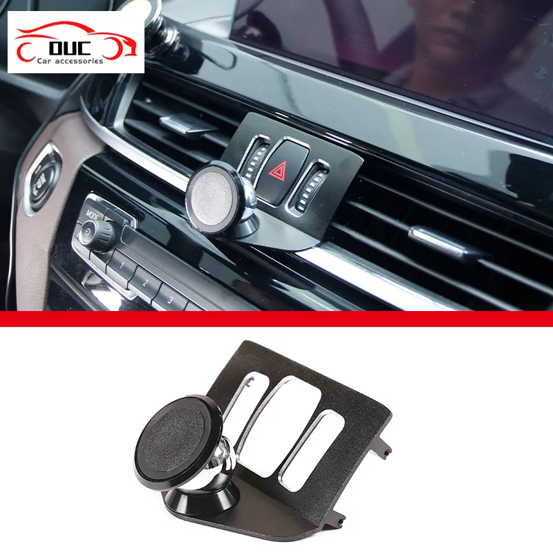 Support Mobile de voiture support de montage de téléphone magnétique pour BMW X1 X2 F47 F48 2016-2021 support de téléphone automatique accessoire de Support de Navigation GPS