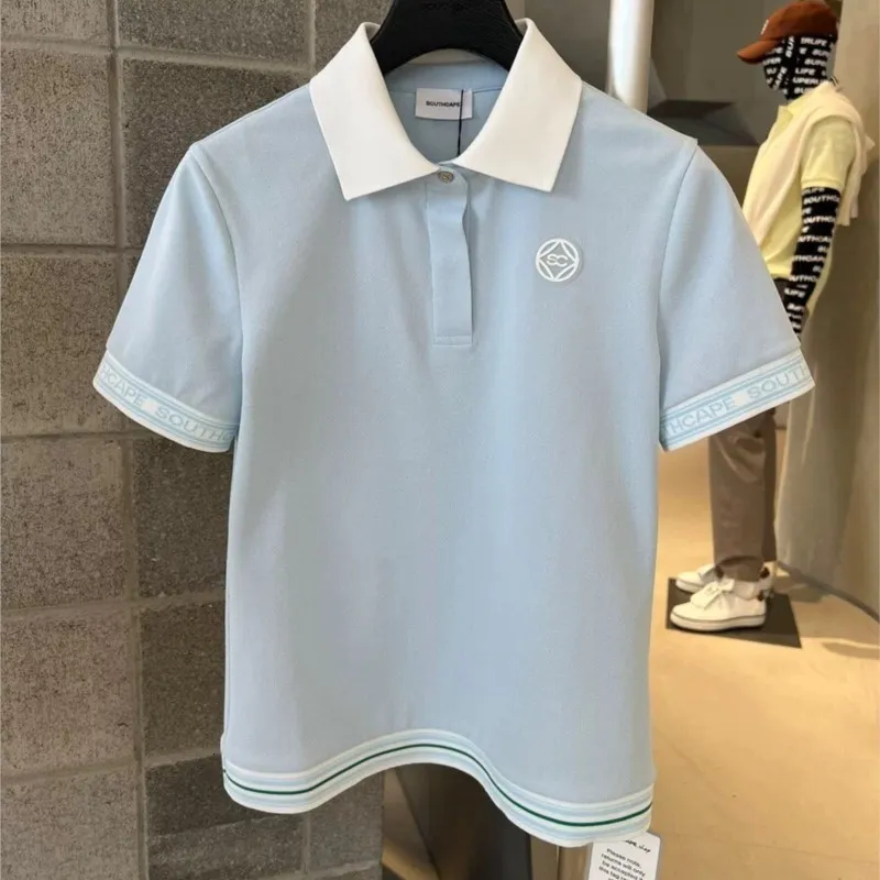 Diğer Spor Ürünleri Bayan Golf Polo Tişört ShortSleeve Performance Knit Pocketless Core 230627