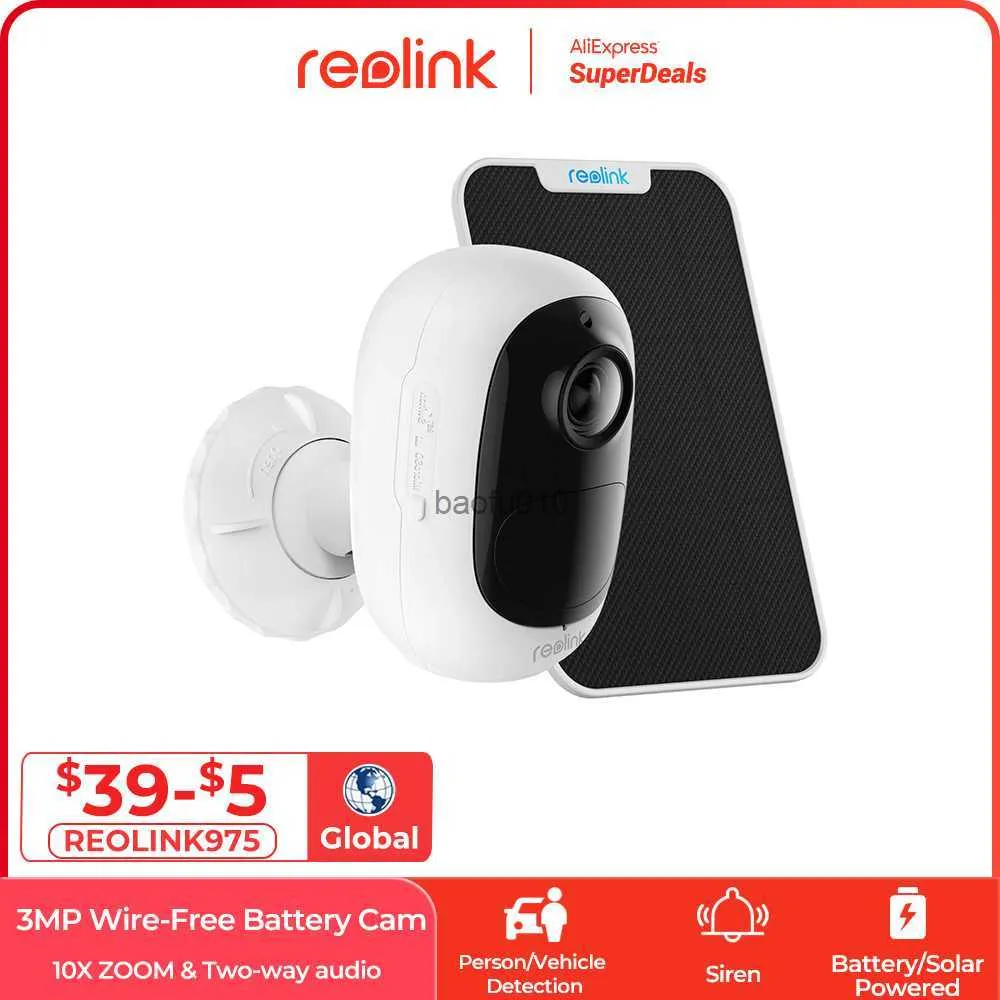 Save Big on Bulk Reolink Argus Wireless Security Camera Reolink Argus 2E  Battery WiFi Camera Argus Eco 1080P Full HD 6x Zoom Motion Detection Way 