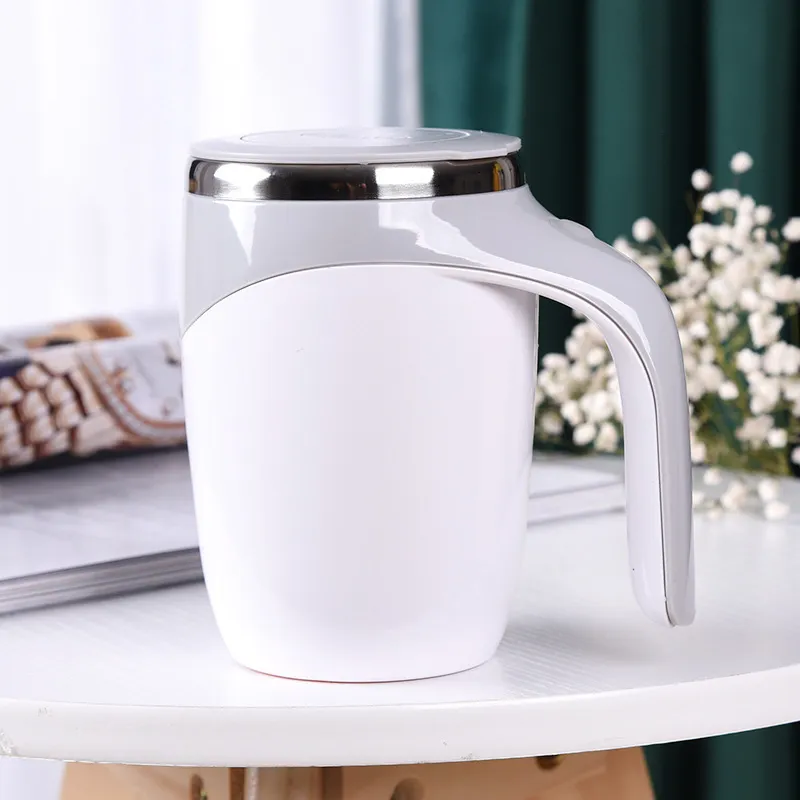 Automatic Self Stirring Magnetic Mug Stainless Steel Temperature Difference  Coffee Mixing Cup Blender Smart Mixer Thermal Cup