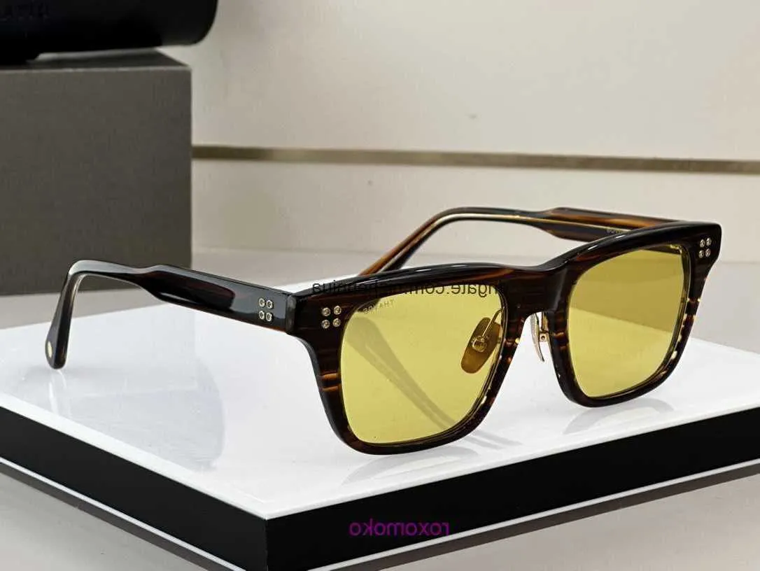 a Dita Thavos Dts 713 Top zonnebril voor heren Designer zonnebrilmontuur Retro luxe merk herenbrillen Design damesbril op sterkte met DOOS XBFL
