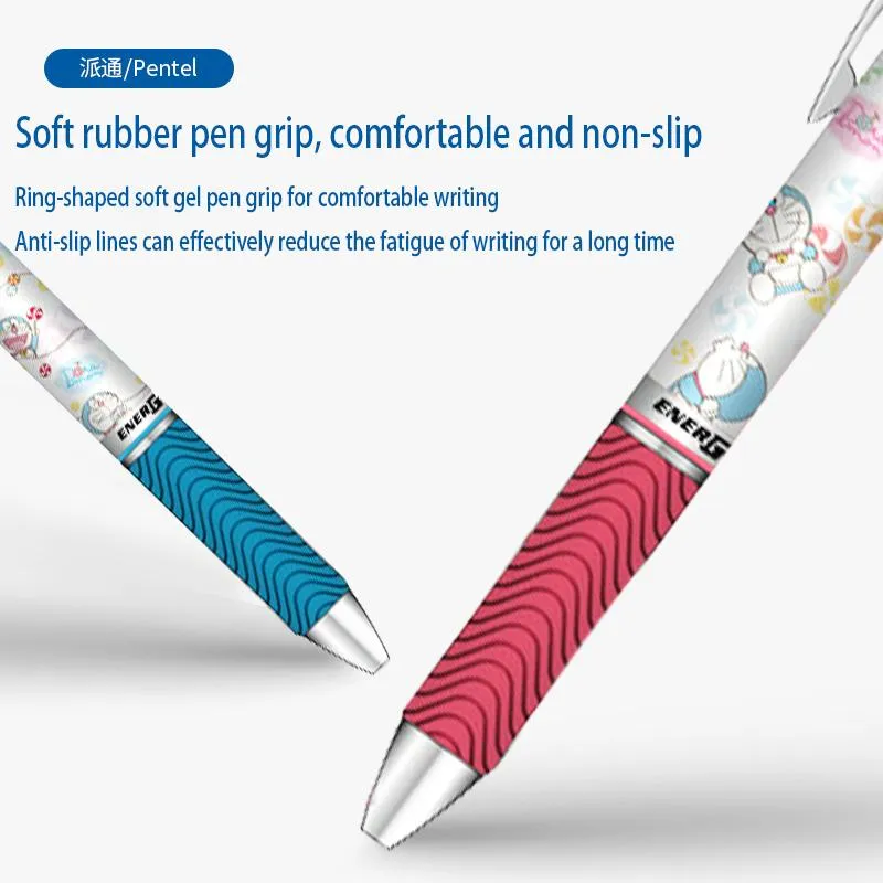 Pens Japan PENTE GEL PEN BLN75 Exame de estudante Especial 0.5 Pressionamento QuickDrying para escrever de maneira suave e continuamente Papelaria de escritório de tinta