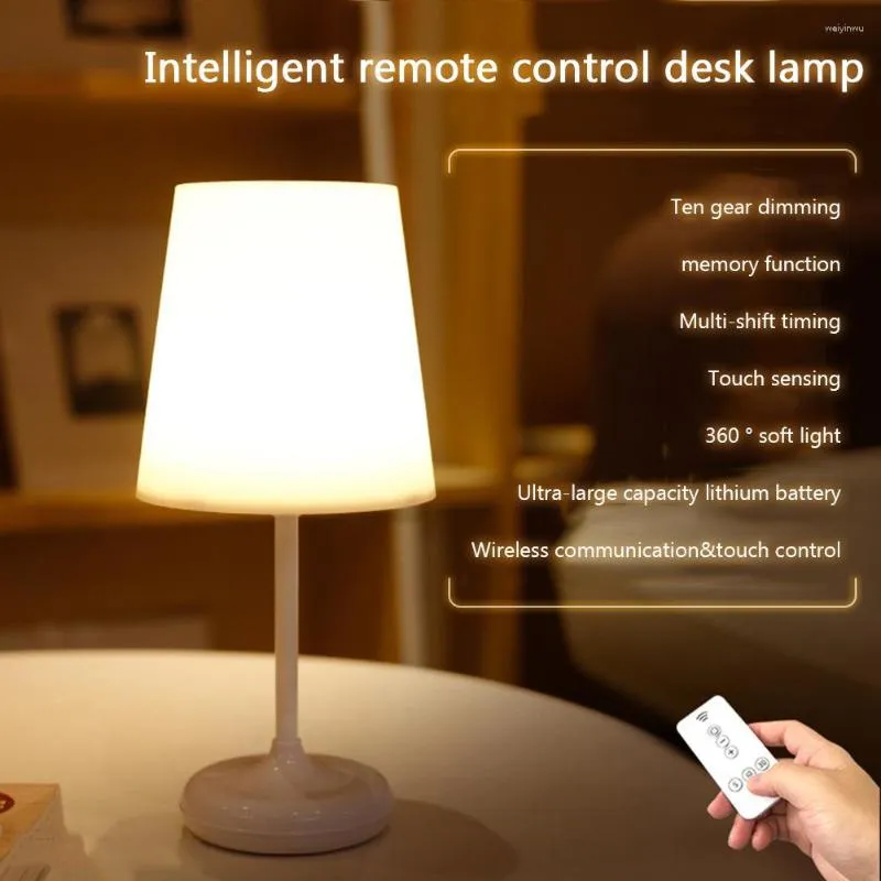 Lampade Da Tavolo Lampada Da Comodino Da Lettura Con Luce Notturna Touch  Scrivania Di Ricarica USB Con Telecomando Illuminazione Interna Comodini E  Ufficio Da 36,5 €