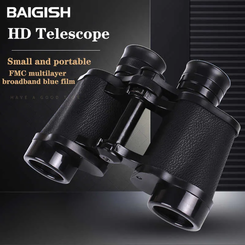 Télescope Jumelles BAIGISH Jumelles Puissantes 8x30 Professionnel Militaire BAK4-Prism Jumelles de vision nocturne à faible luminosité pour la chasse Voyage Camping HKD230627