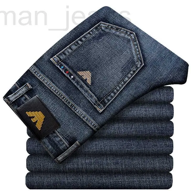 Мужские джинсы дизайнер 2021 осень и зима толстые брендовые джинсы мужские деловые повседневные эластичные товары UFLN