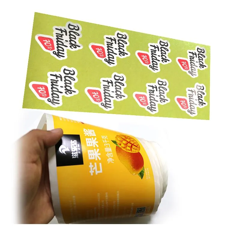 Sticker 3 Style/ Stampa personalizzata Etichetta PVC e Bacio Cut Sticker