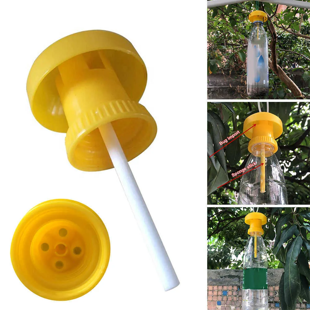 New Home Farm Orchard Garden Fruit Fly Trap Killer Plastic Yellow