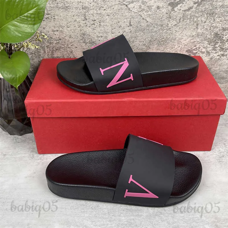 Mannen Vrouwen Slippers slipper Glijbaan Zomer Mode Brede Platte Sandalen Indoor Flip Flop Met Doos Maat EUR 36-46 628 babiq05